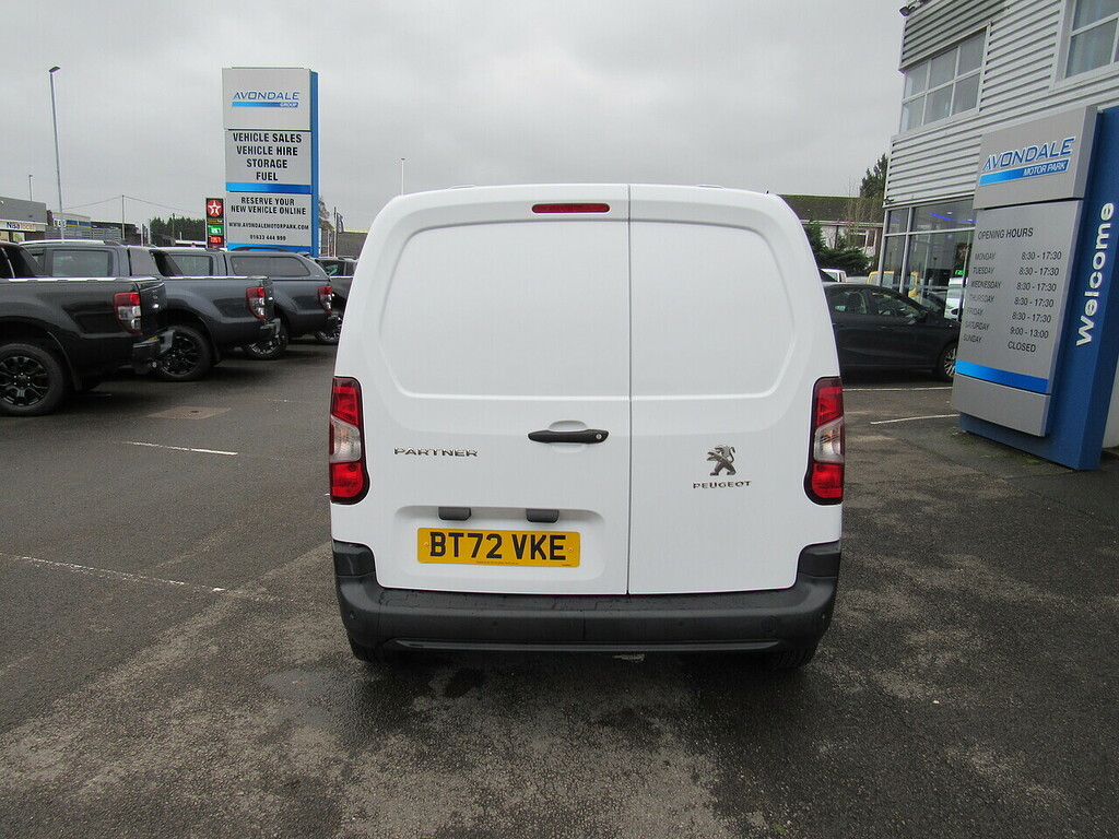 Peugeot Partner Bluehdi 1000 Professional Premium Euro 6 White V BT72VKE White #4