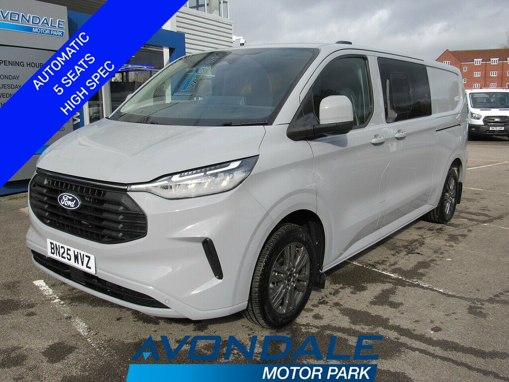Ford Transit Custom 2.0 320 Ecoblue Limited Crew 170 Bhp Hig Grey