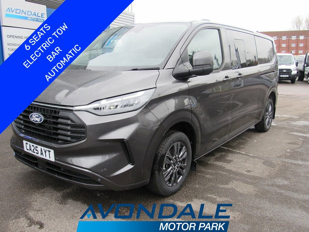 Ford Transit Custom 320 Ecoblue Limited 6 Seats L2 Lwb Kombi Grey