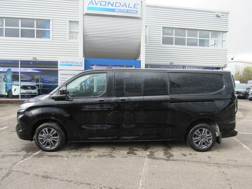 Ford Transit Custom 2.0 320 Ecoblue Limited 170 Bhp L2 Lwb B CA25AYK Black #3