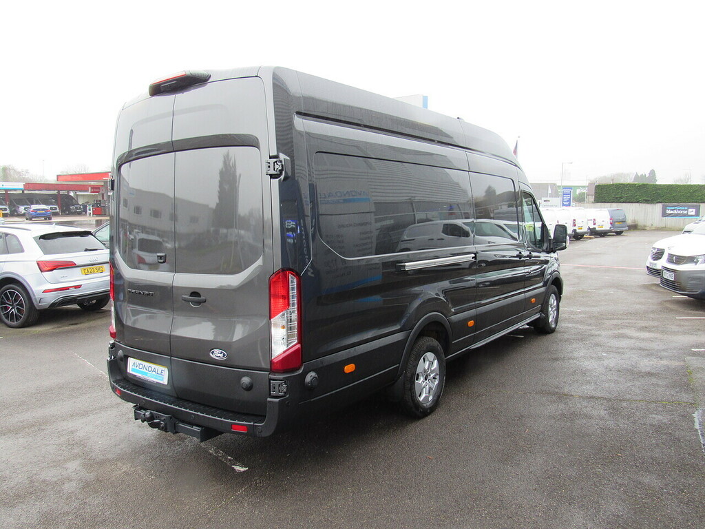 Ford Transit Custom 350 Ecoblue Limited L4 Jumbo 165 Bhp Rwd High Spec CN75LNP Grey #4