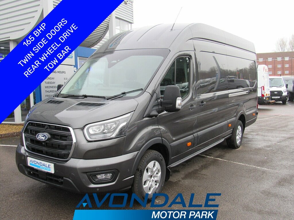 Ford Transit Custom 350 Ecoblue Limited L4 Jumbo 165 Bhp Rwd High Spec Grey