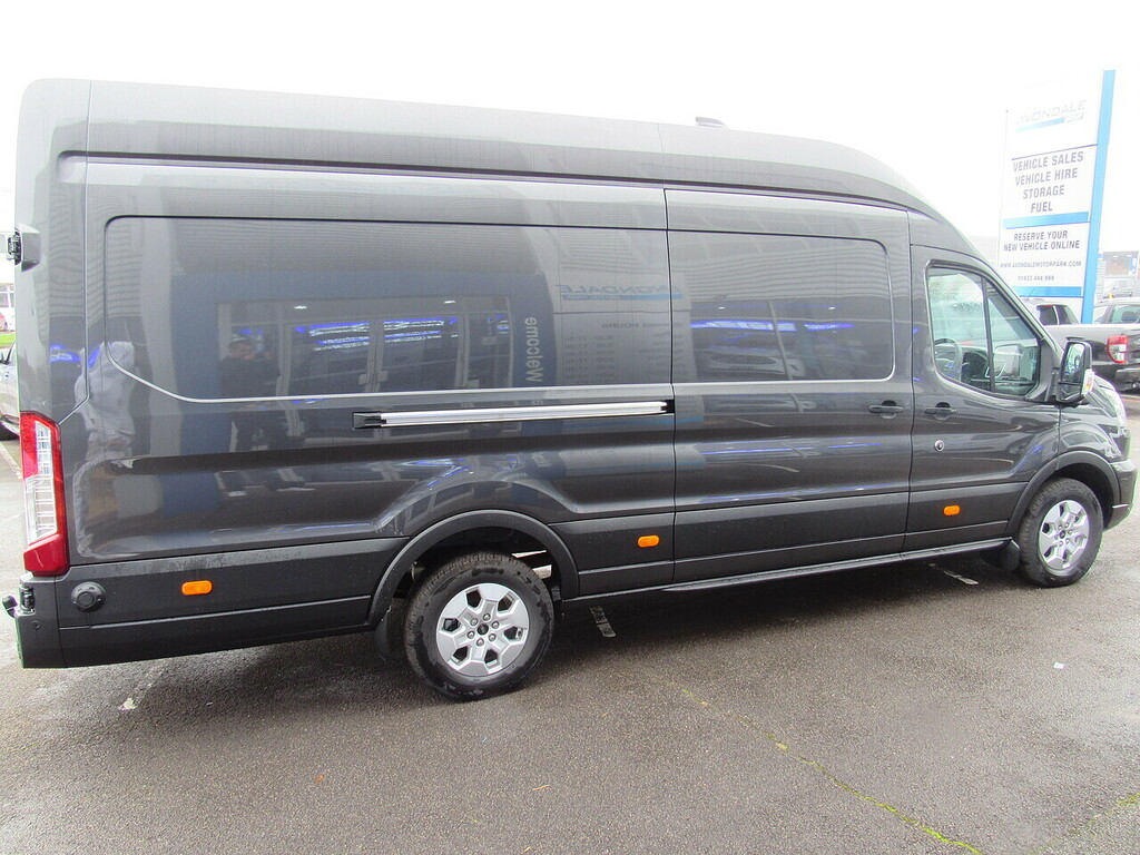 Ford Transit Custom 350 Ecoblue Limited L4 Jumbo 165 Bhp Rwd High Spec CN75LNP Grey #5