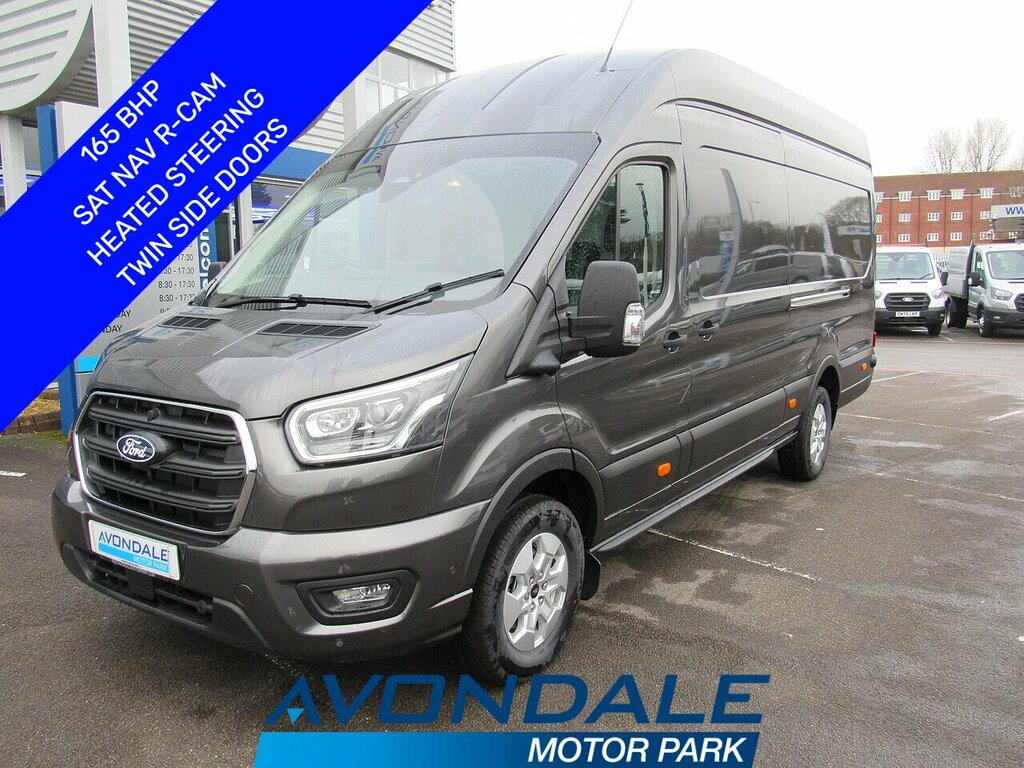 Ford Transit Custom 350 Ecoblue Limited L4 Xlwb 165 Bhp Rwd High Spec Grey