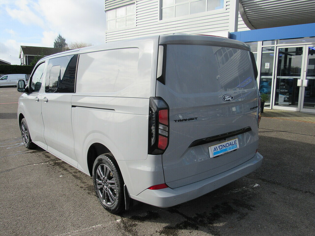 Ford Transit Custom 2.0 320 Ecoblue Limited Crew Van Double Cab Di Grey #4