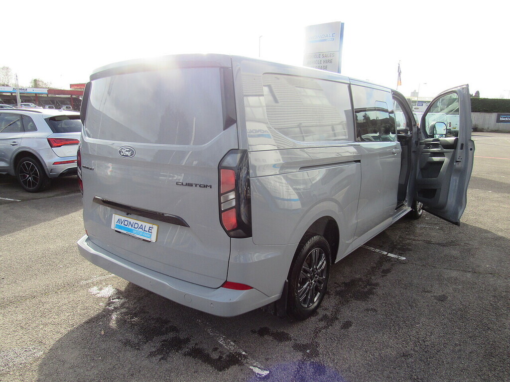 Ford Transit Custom 2.0 320 Ecoblue Limited Crew Van Double Cab Di Grey #6