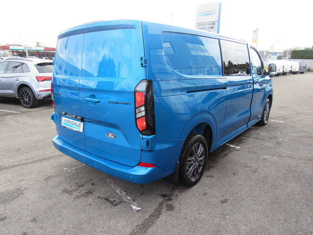 Ford Transit Custom 2.0 320 Ecoblue Limited Crew Van Double Cab Di BN75OZM Blue #4