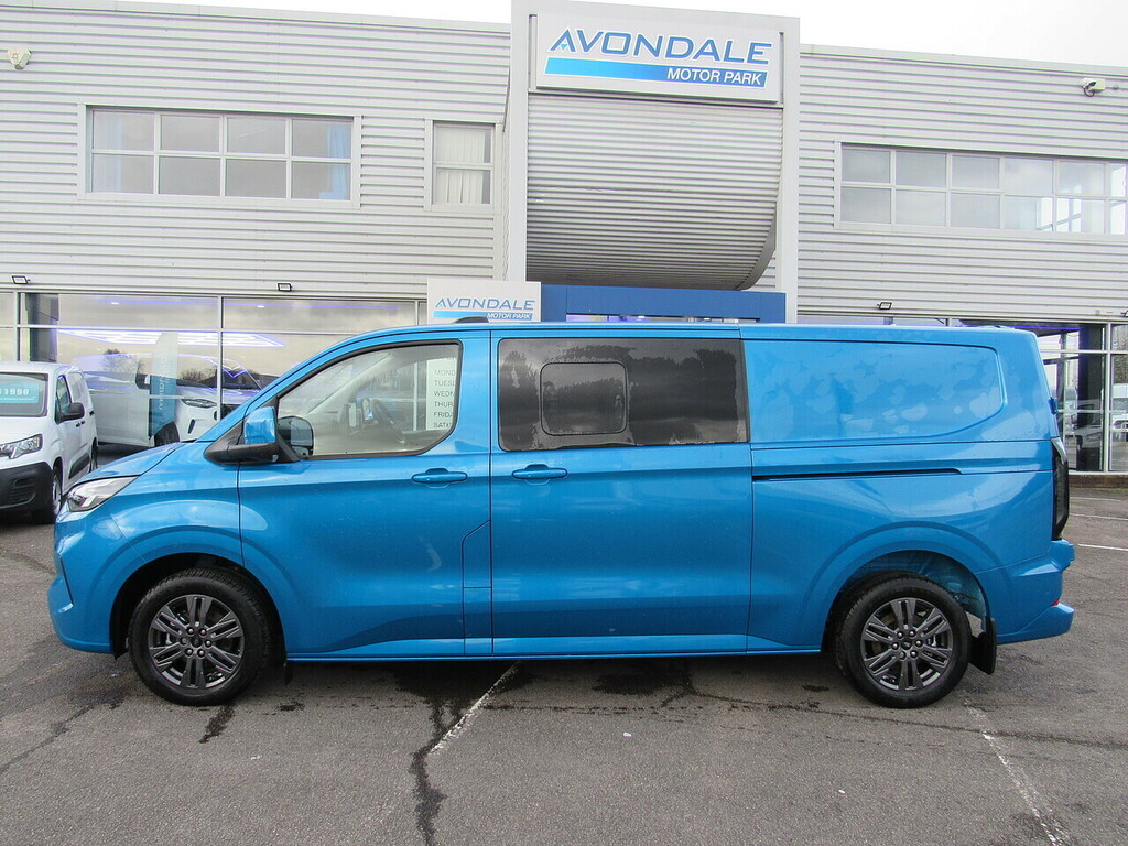 Ford Transit Custom 2.0 320 Ecoblue Limited Crew Van Double Cab Di BN75OZM Blue #2