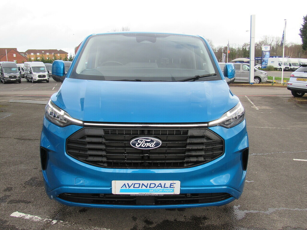 Ford Transit Custom 2.0 320 Ecoblue Limited Crew Van Double Cab Di BN75OZM Blue #6