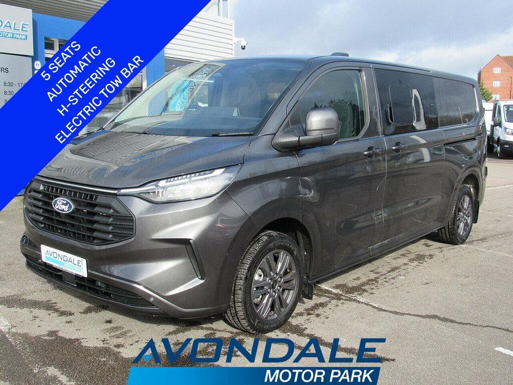 Ford Transit Custom 2.0 320 Ecoblue Limited Crew Van Double Cab BN75OTL Grey