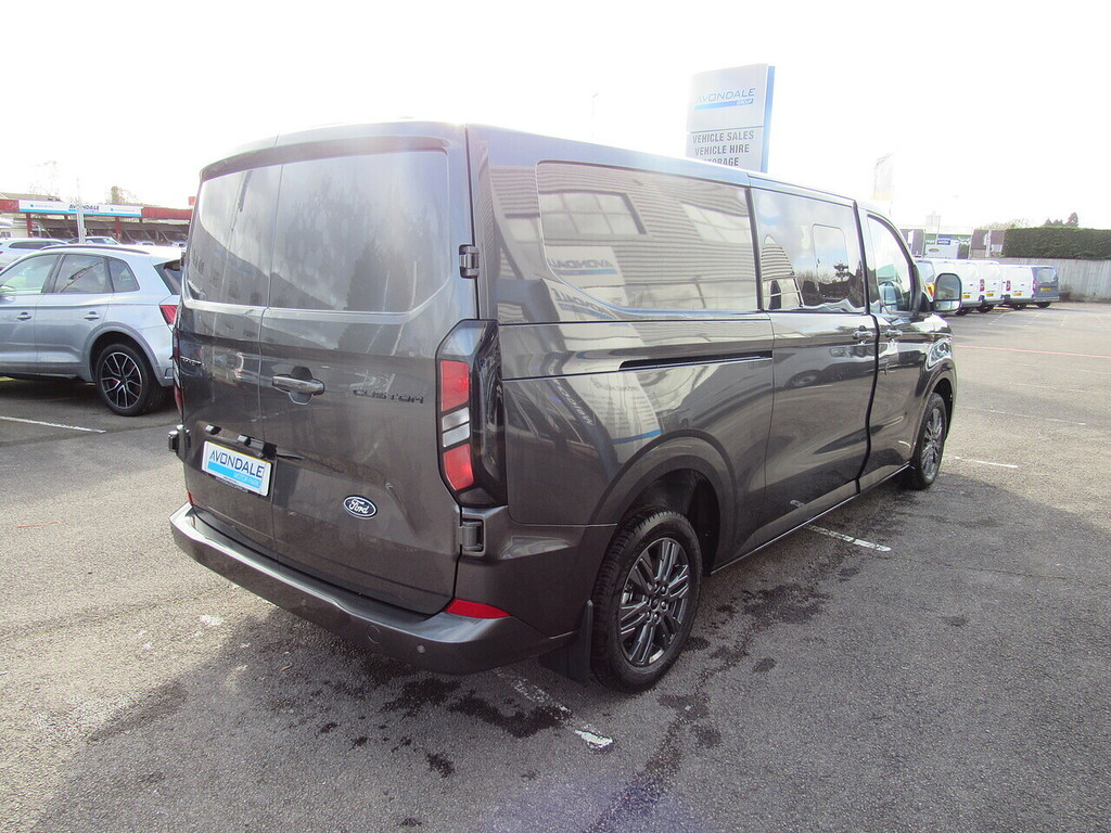 Ford Transit Custom 2.0 320 Ecoblue Limited Crew Van Double Cab BN75OTL Grey #6