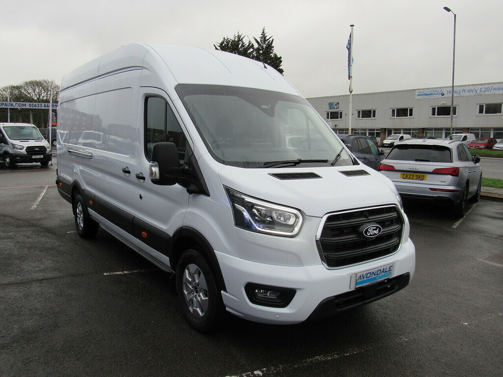 Ford Transit Custom 350 Ecoblue Limited L4 H3 Xlwb 165 Bhp Rwd Van Wit CN75LNJ White #6