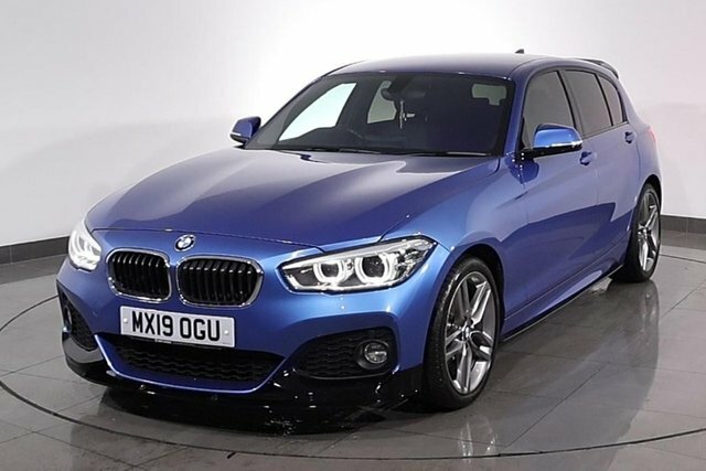 BMW 1 Series 2.0 125D M Sport Hatchback Euro 6 MX19OGU Blue #2