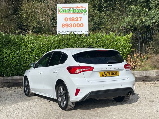 Ford Focus 1.0T Ecoboost St-line Edition LM71NKU White #3