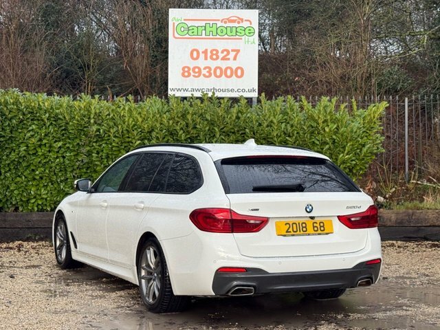 BMW 5 Series 2.0 520D M Sport EV04TMO White #2