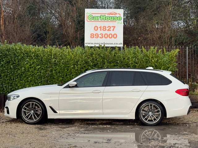 BMW 5 Series 2.0 520D M Sport EV04TMO White #6
