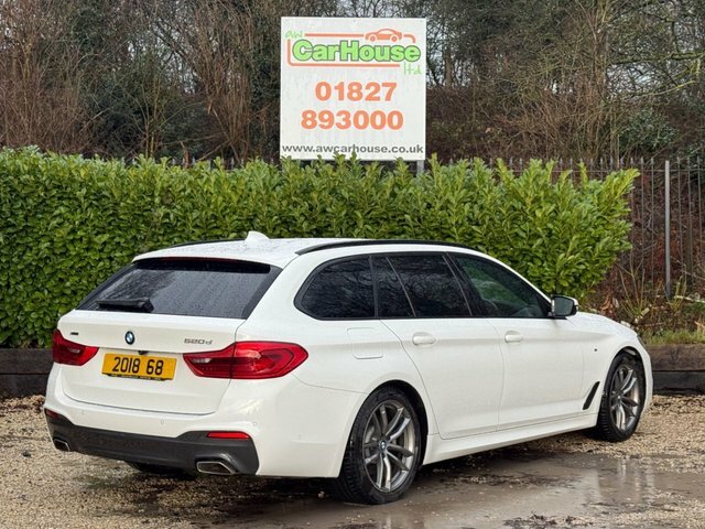 BMW 5 Series 2.0 520D M Sport EV04TMO White #4