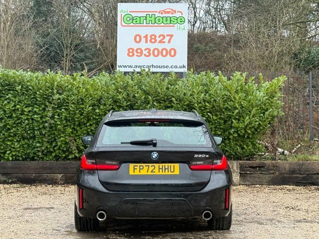 BMW 3 Series 2.0 330E 12Kwh M FP72HHU Black #6