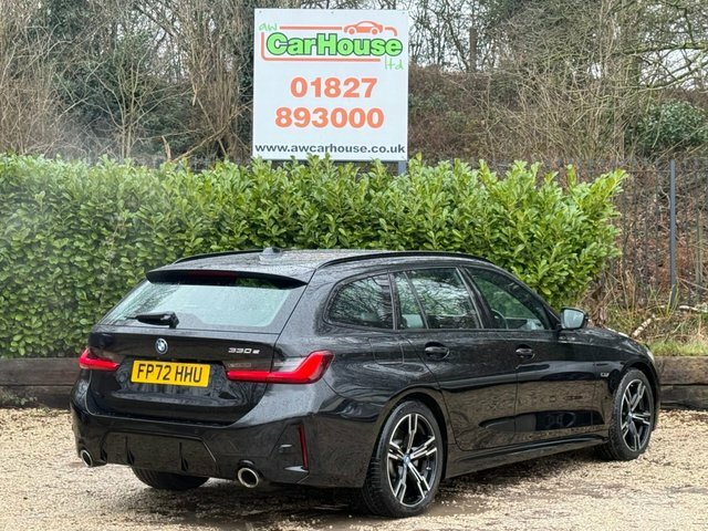 BMW 3 Series 2.0 330E 12Kwh M FP72HHU Black #2