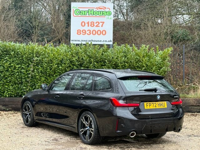 BMW 3 Series 2.0 330E 12Kwh M FP72HHU Black #3