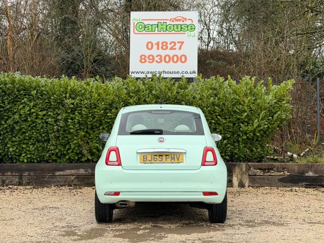 Fiat 500 1.2 Lounge Hatchback BJ69PMV Green #6