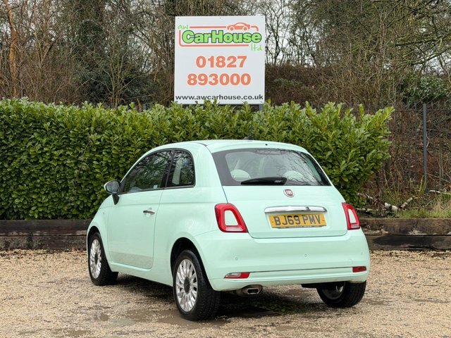 Fiat 500 1.2 Lounge Hatchback BJ69PMV Green #3