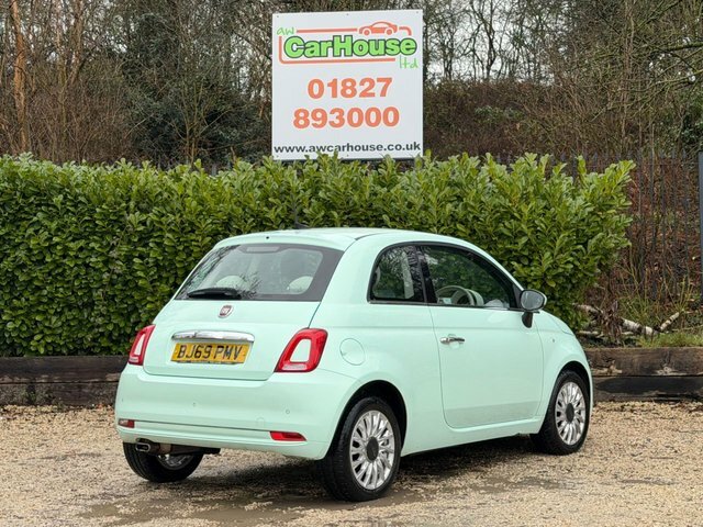 Fiat 500 1.2 Lounge Hatchback BJ69PMV Green #2