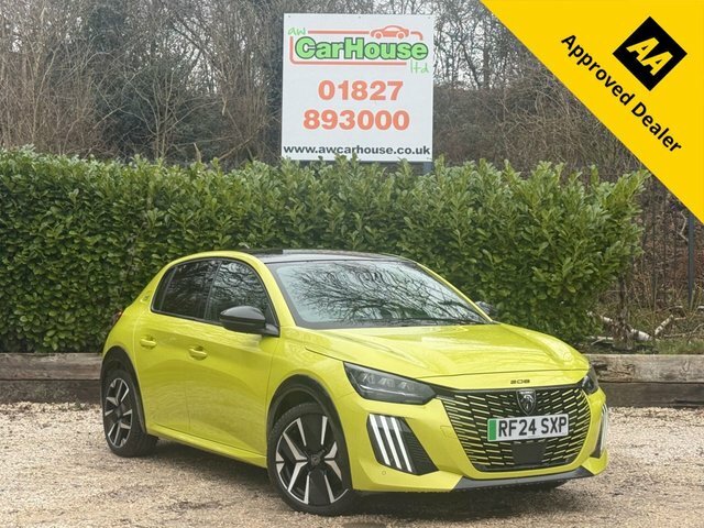 Peugeot e-208 50Kwh Gt Hatchback Yellow