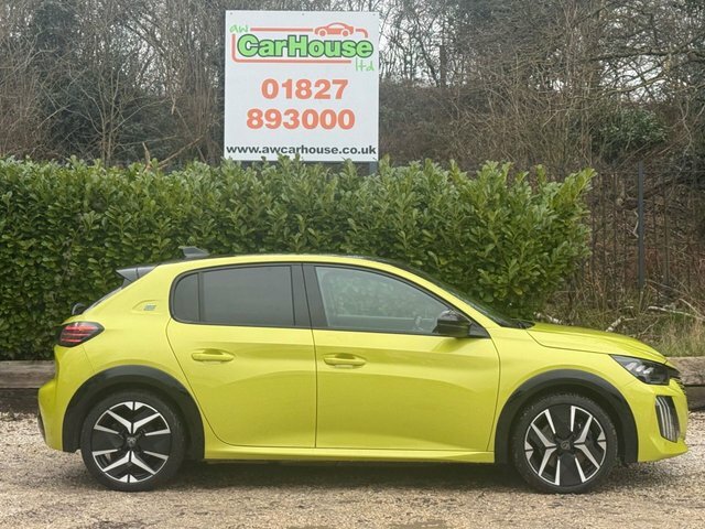 Peugeot e-208 50Kwh Gt Hatchback RF24SXP Yellow #5