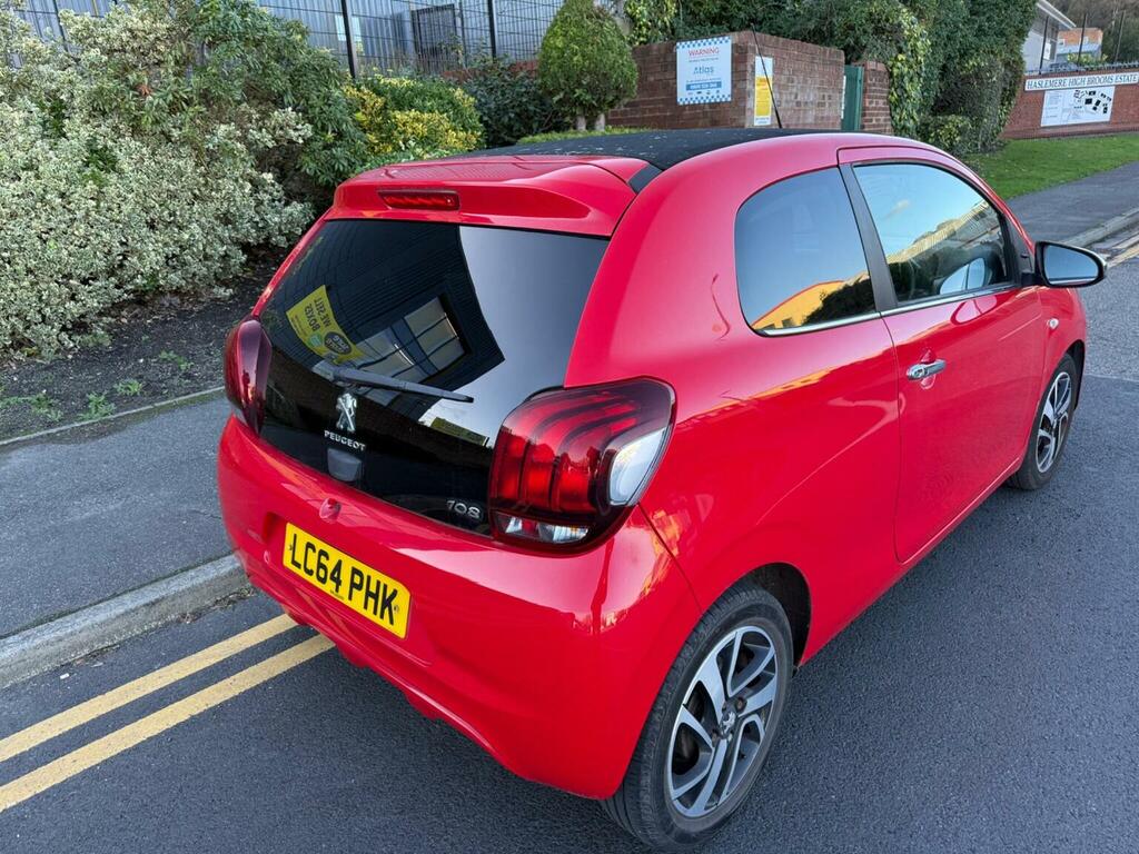 Peugeot 108 Hatchback 1.2 Vti Puretech Allure Top Euro 5 LC64PHK Red #4
