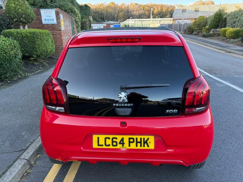 Peugeot 108 Hatchback 1.2 Vti Puretech Allure Top Euro 5 LC64PHK Red #5