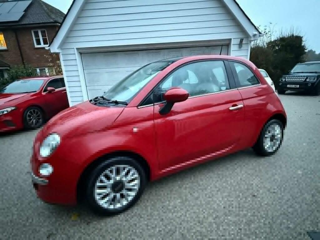Fiat 500 Hatchback 1.2 Lounge Euro 6 Ss 201464 GX64UBK Red #5