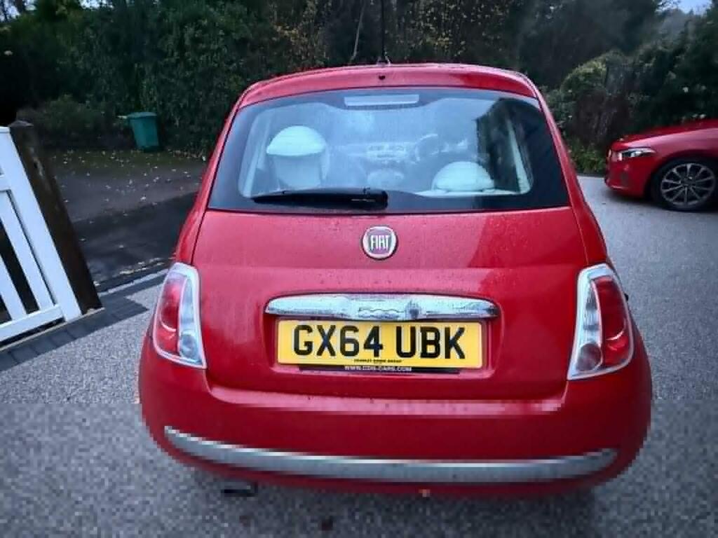 Fiat 500 Hatchback 1.2 Lounge Euro 6 Ss 201464 GX64UBK Red #3
