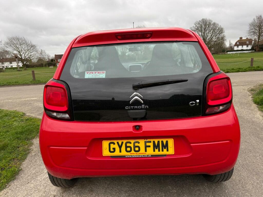 Citroen C1 Hatchback 1.0 Vti Feel Euro 6 201666 GY66FMM Red #6