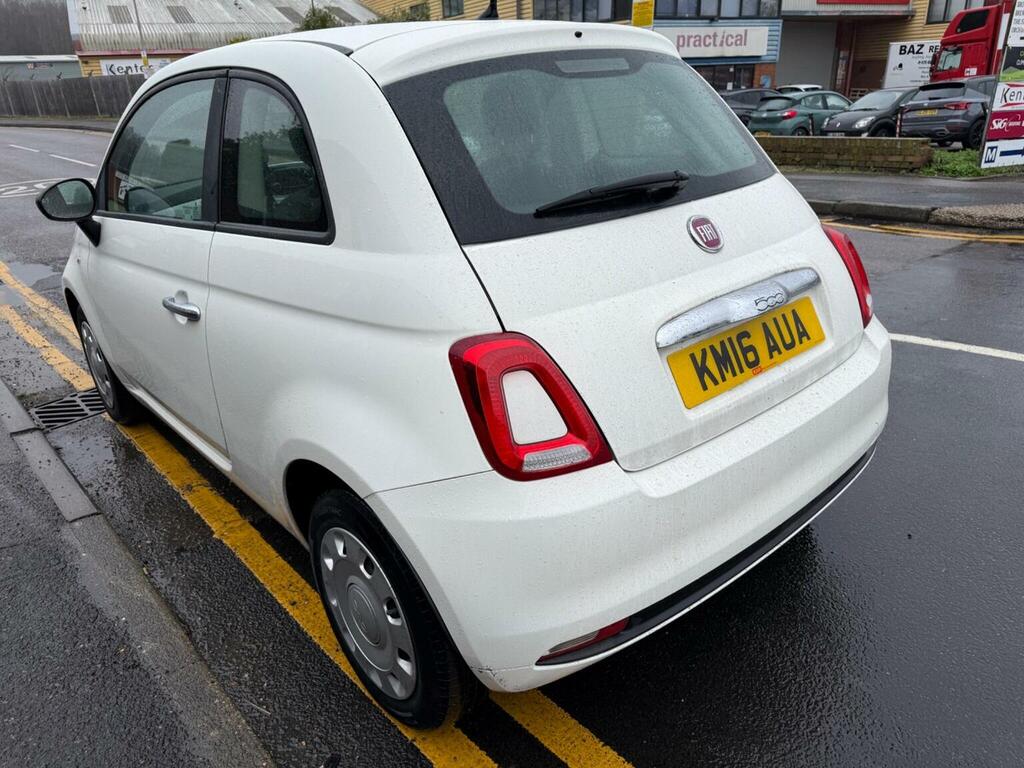 Fiat 500 Hatchback 1.2 Pop Euro 6 Ss 201616 KM16AUA White #5