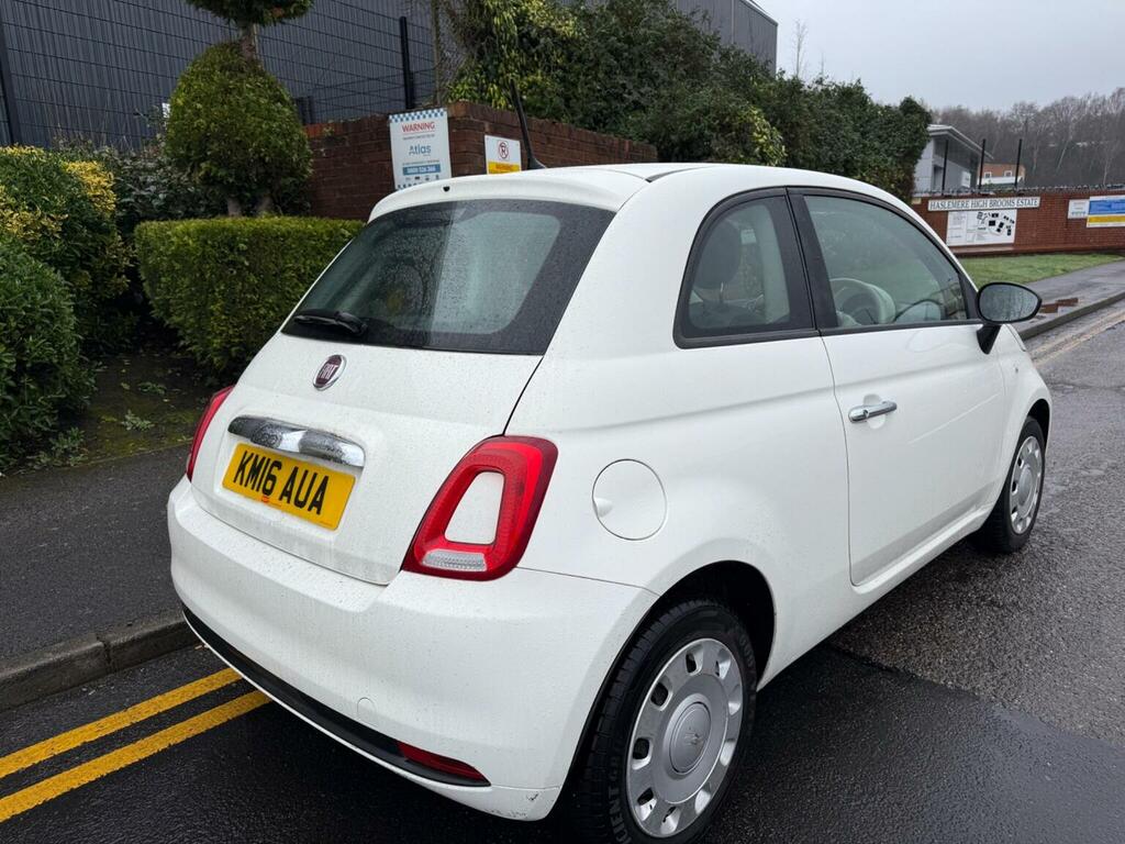 Fiat 500 Hatchback 1.2 Pop Euro 6 Ss 201616 KM16AUA White #4