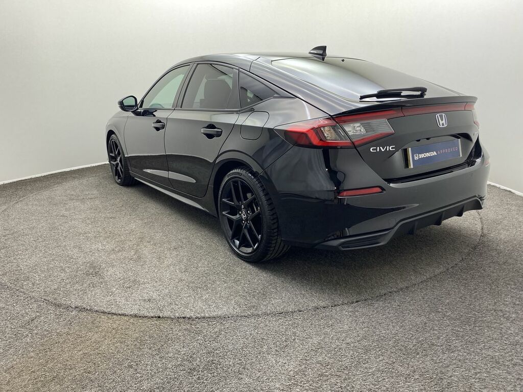 Honda Civic 2.0 Ehev Sport Cvt Black #4