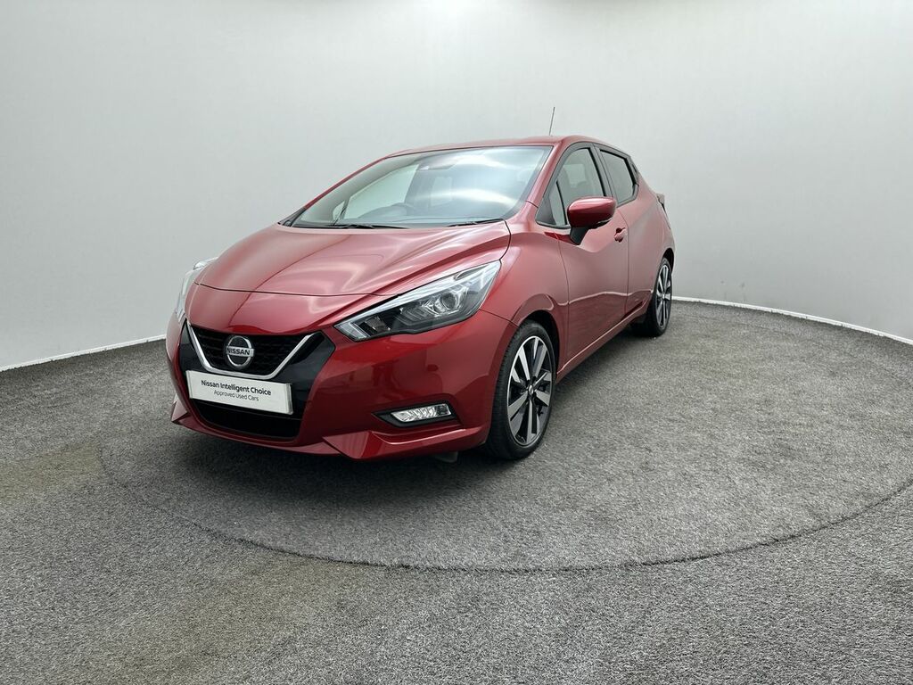 Nissan Micra 1.0 Ig-t 92 Tekna Cvt Red #4