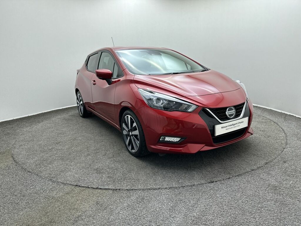Nissan Micra 1.0 Ig-t 92 Tekna Cvt Red #2