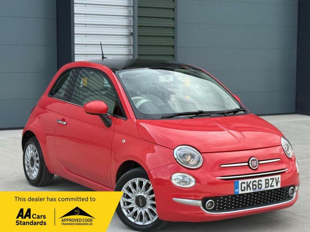 Fiat 500 Hatchback 1.2 Lounge Euro 6 Ss 201666 Pink