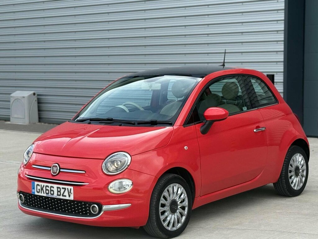 Fiat 500 Hatchback 1.2 Lounge Euro 6 Ss 201666 GK66BZV Pink #5