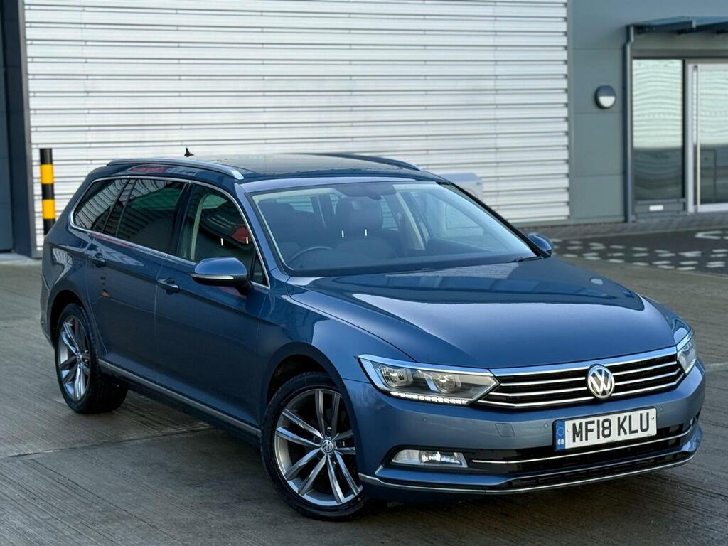 Volkswagen Passat Estate 2.0 Tdi Gt Euro 6 Ss 201818 MF18KLU Blue #4