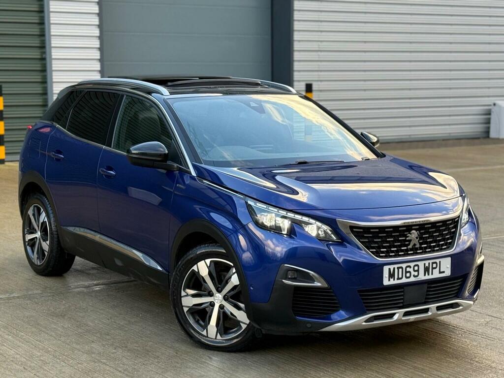 Peugeot 3008 Suv 1.6 Puretech Gt Line Eat Euro 6 Ss 202 MD69WPL Blue #4