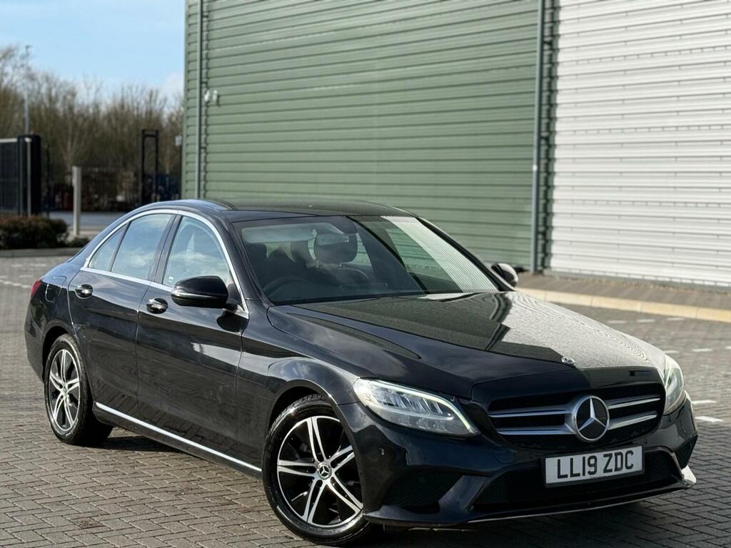 Mercedes-Benz C Class Saloon 1.5 C200 Mhev Eq Boost Sport G-tronic Euro Black
