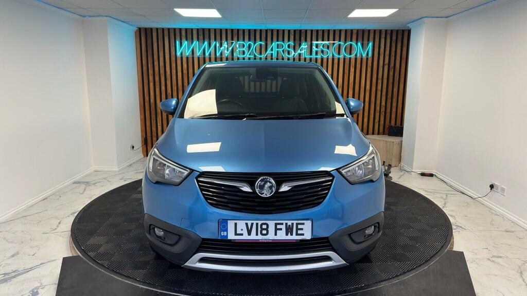 Vauxhall Crossland X Suv 1.2 Turbo Ecotec Gpf Elite Nav Euro 6 Ss LV18FWE Blue #3