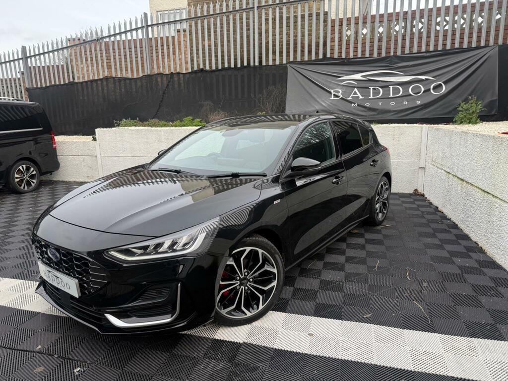 Ford Focus 1.5 Ecoblue St-line Vignale Euro 6 Ss EK72FHB Black #4