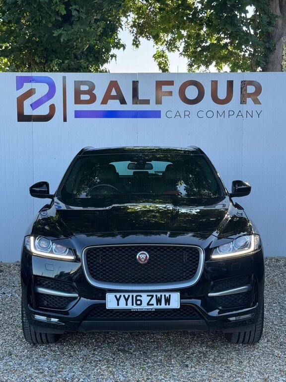 Jaguar F-Pace 2.0 D180 R-sport Awd Euro 6 Ss YY16ZWW Black #2