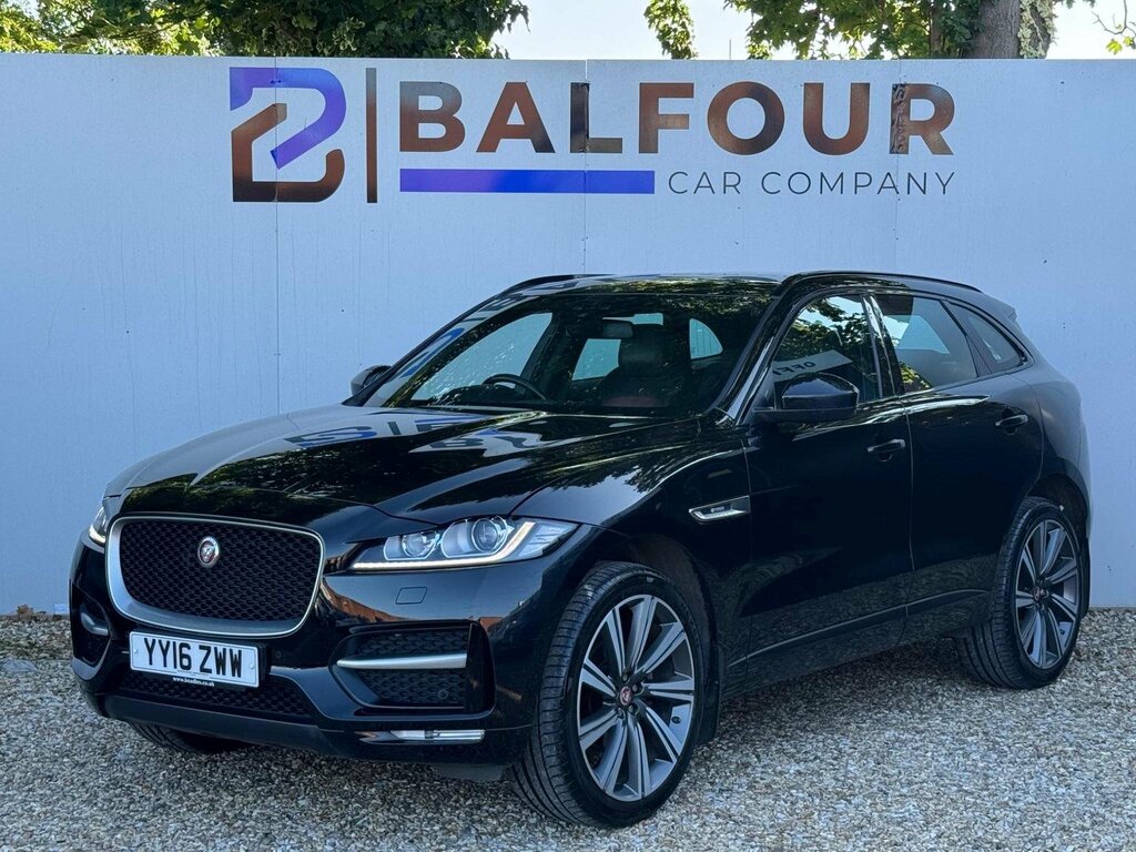 Jaguar F-Pace 2.0 D180 R-sport Awd Euro 6 Ss YY16ZWW Black #3
