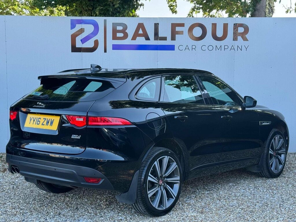 Jaguar F-Pace 2.0 D180 R-sport Awd Euro 6 Ss YY16ZWW Black #6