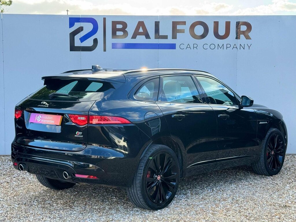Jaguar F-Pace 3.0 D300 V6 S Awd Euro 6 Ss RC09WEY Black #5